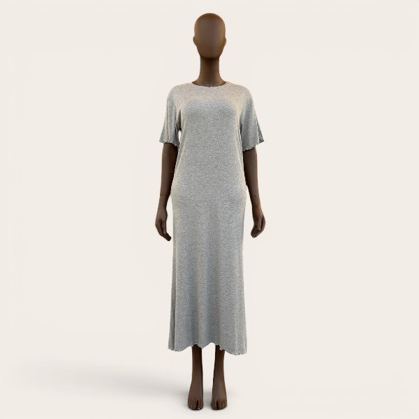 Flutter Sleeve Cotton Dress
